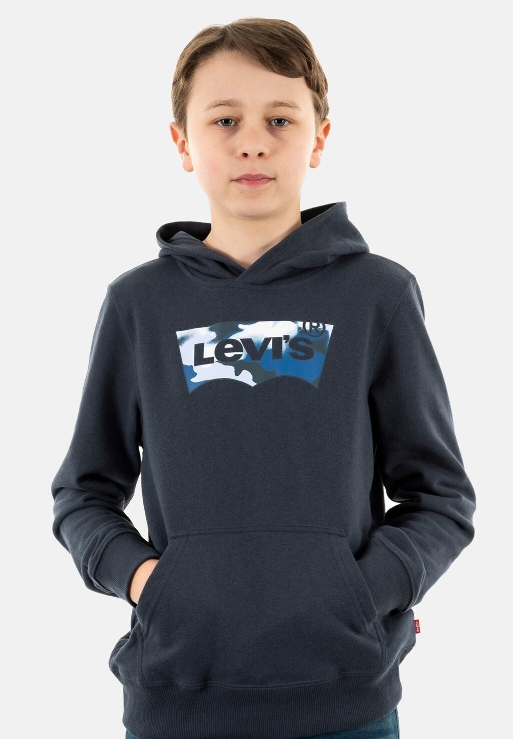 

Свитер с капюшоном Levi's, серый