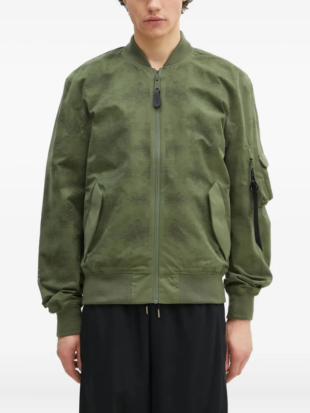 

Бомбер N-2B Alpha Industries, зеленый