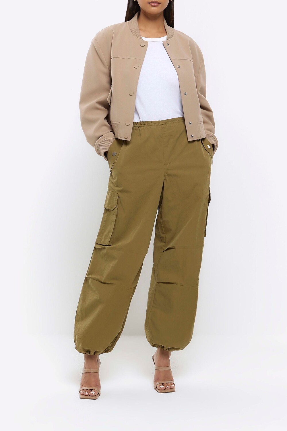 

Брюки милиционеры River Island, зеленый