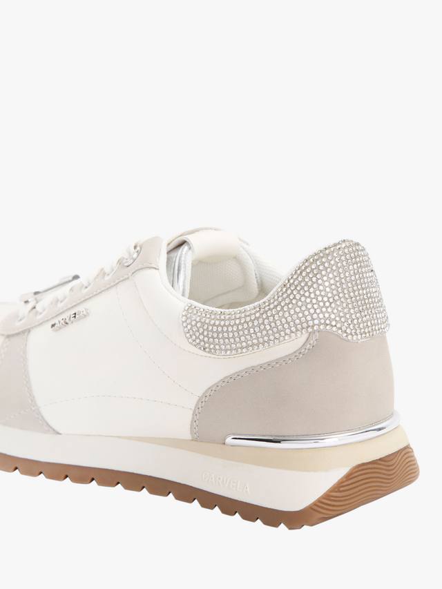 Кроссовки на шнуровке florencia color block Carvela, цвет White/Taupe — фото 4