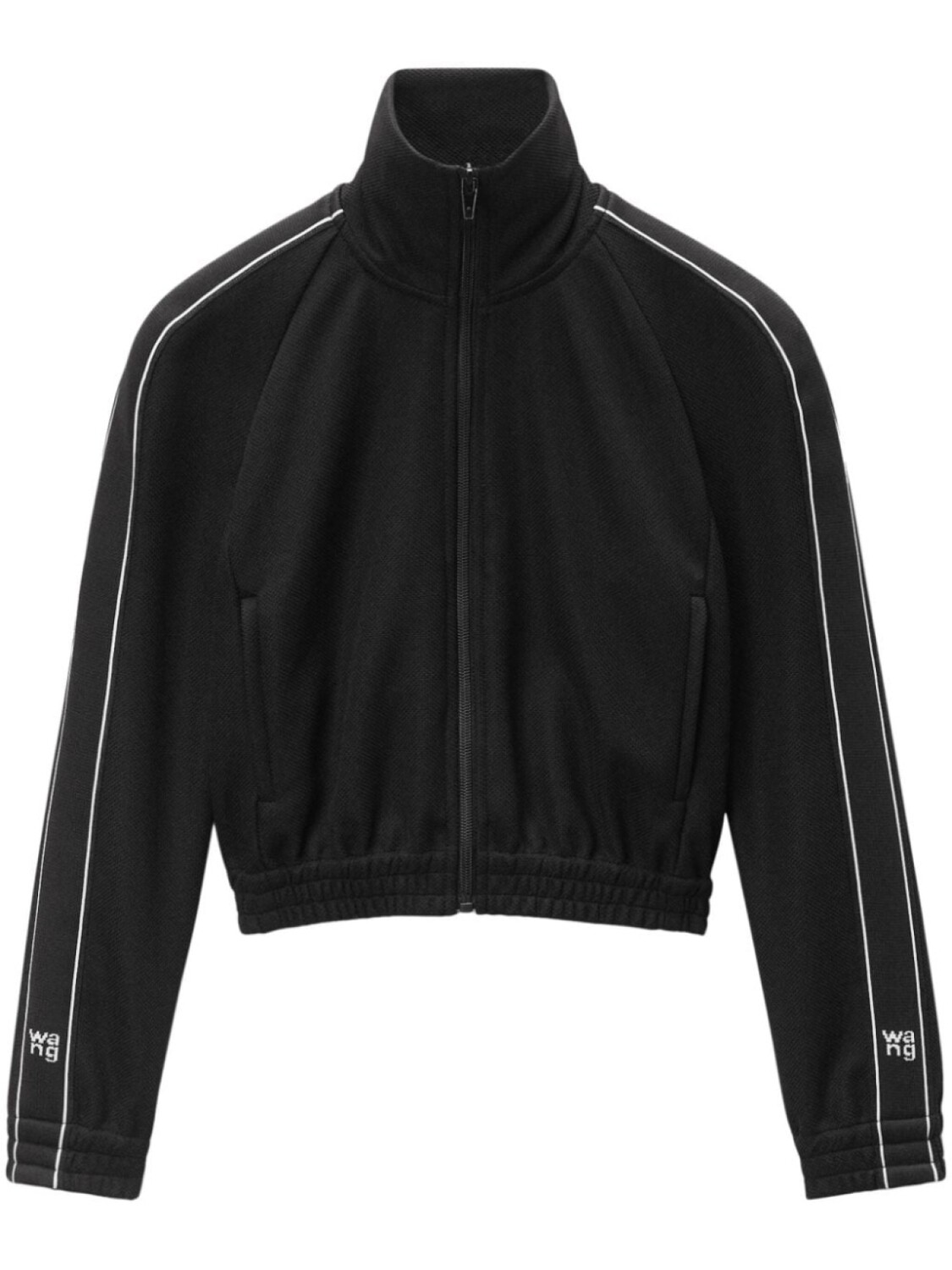 

Alexander Wang укороченная спортивная куртка с логотипом, черный