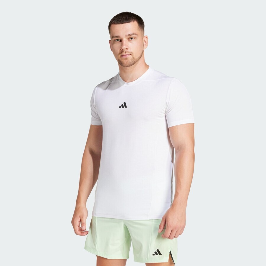 Спортивная футболка ADIDAS PERFORMANCE Performance Designed for Training, белый — фото 2