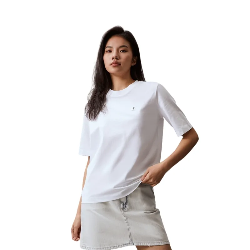 Calvin Klein Футболка женская Moon White — фото 4