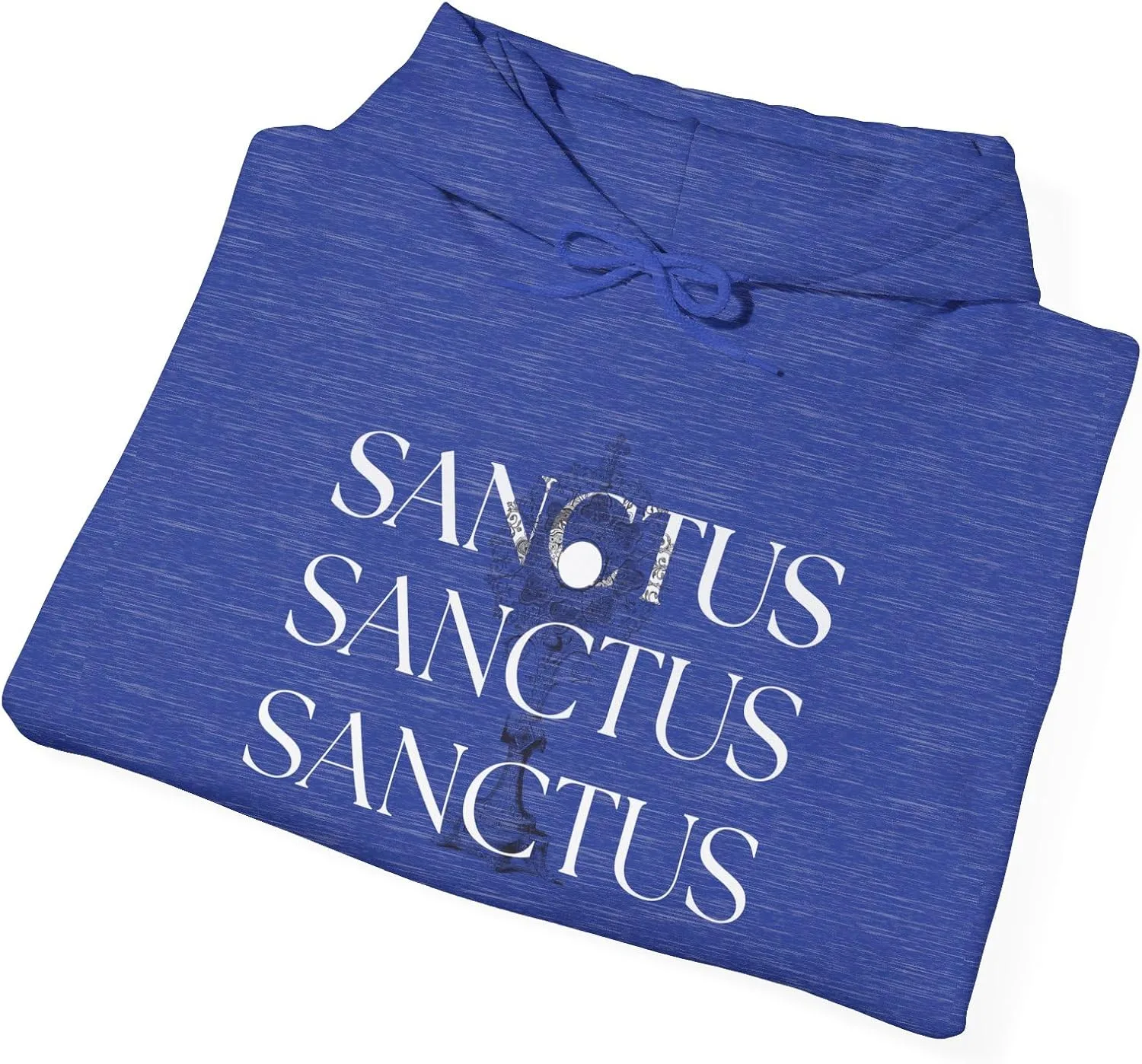 Худи Sanctus Eucharist - Thrice Holy Heavy Blend Garie GENERIC, Heather Sport Royal — фото 4