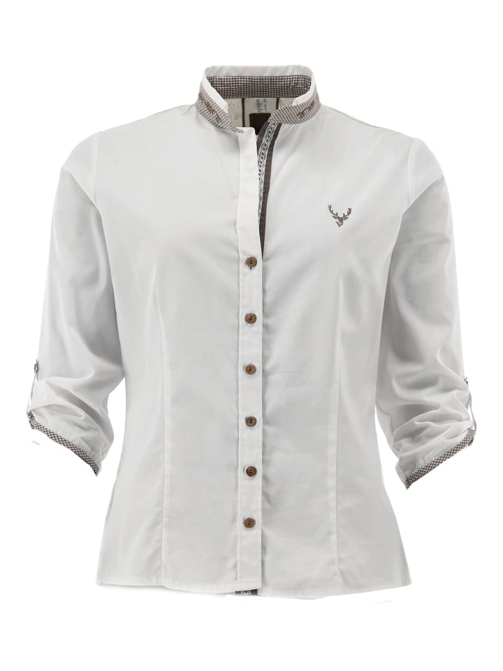 

OS-Trachten Традиционная блузка ломук белого цвета