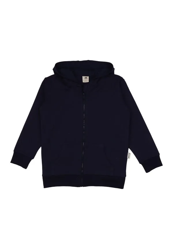 Темная толстовка на молнии с волнообразным рисунком Walkiddy, Dark Blue