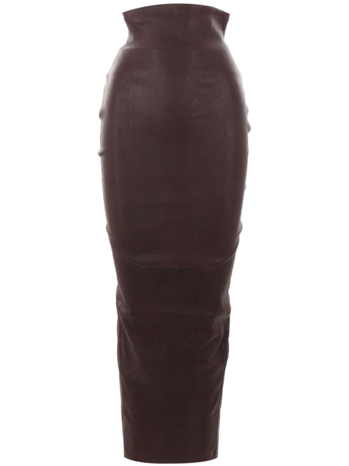 

Rick Owens юбка макси Dirt Pillar, коричневый