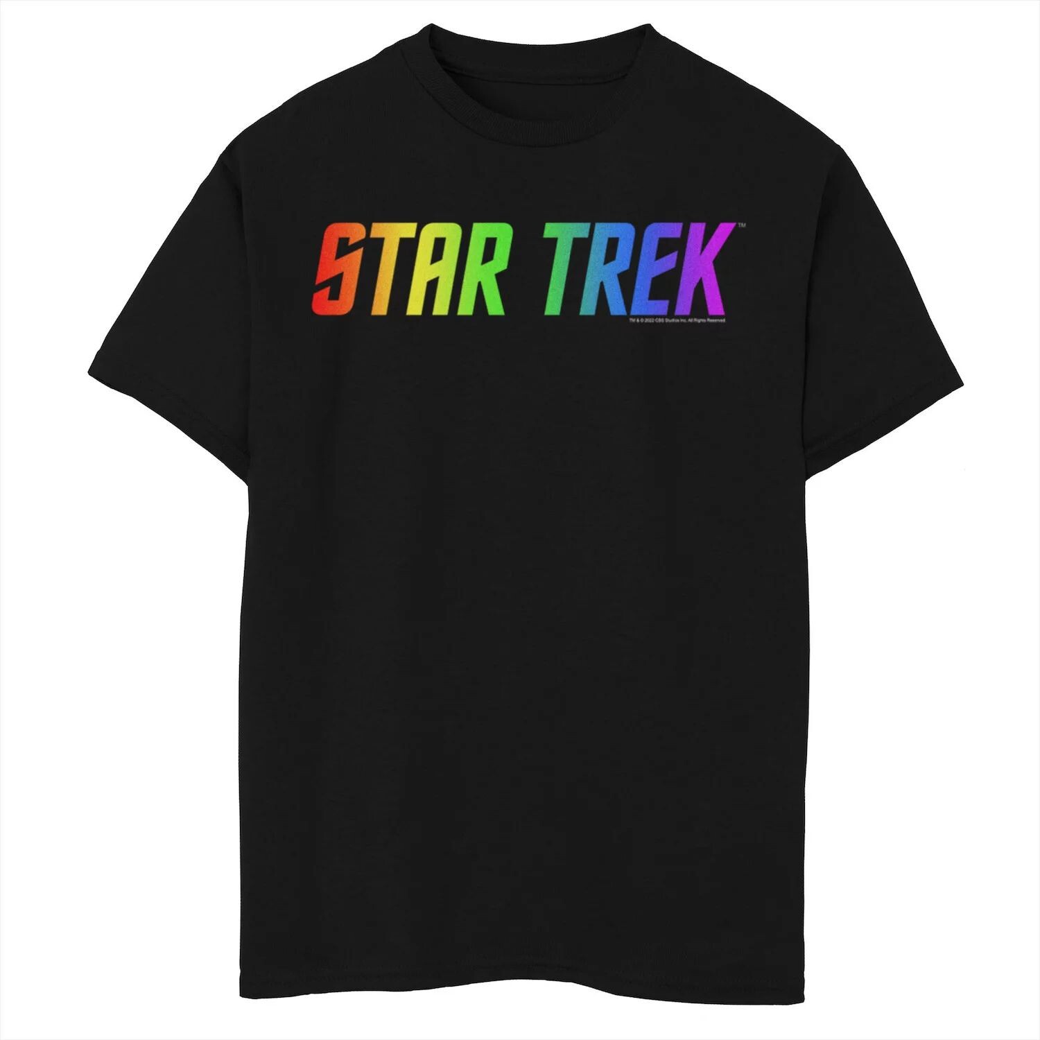

Футболка с радужным логотипом Star Trek Pride для мальчиков 8–20 лет Licensed Character