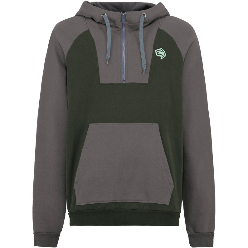 

Мужская худи Quis E9, цвет Junglegreen-Ash