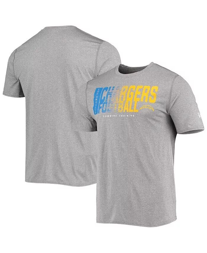 

Мужская серая футболка Los Angeles Chargers с аутентичной игрой New Era