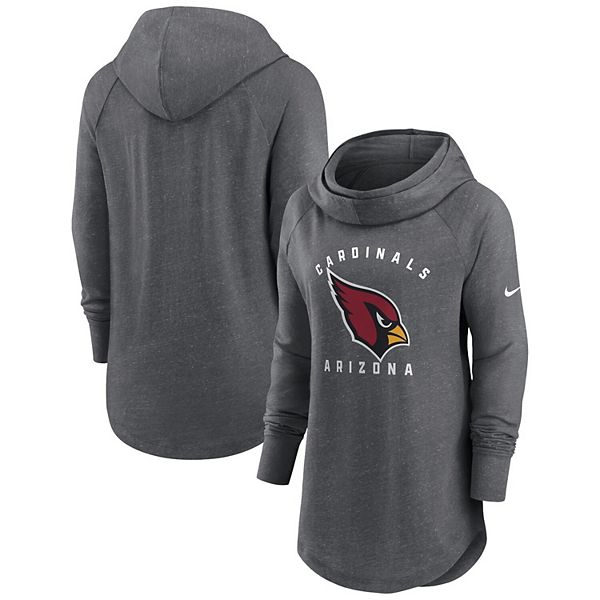 

Женский свитшот с капюшоном Arizona Cardinals в цвете heather charcoal Nike, Черный, Женский свитшот с капюшоном Arizona Cardinals в цвете heather charcoal Nike