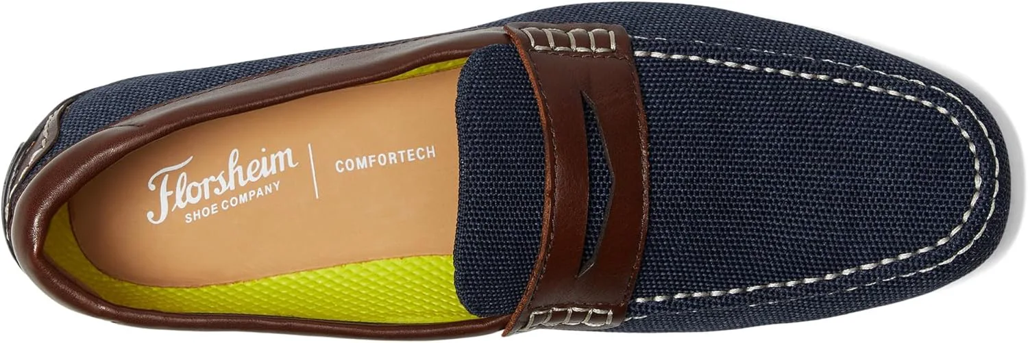 Мужские мокасины Florsheim Motor Knit с пенни и носком-мокто, мультиколор — фото 2