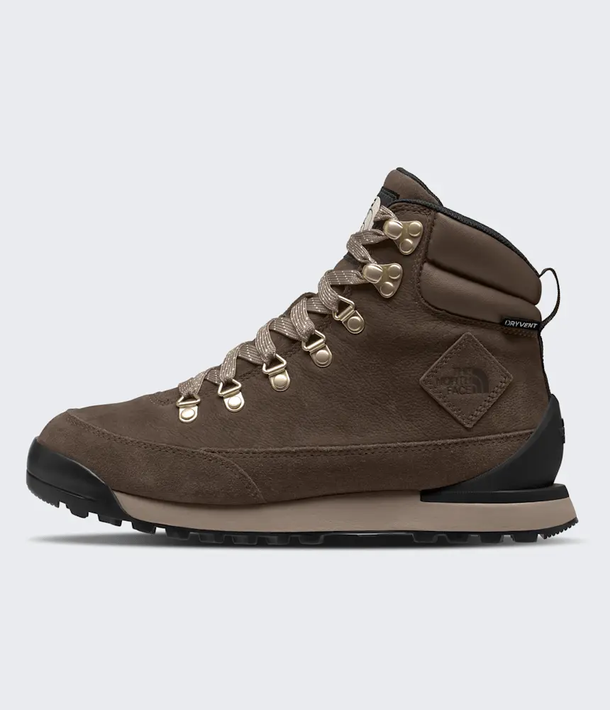 Женские кожаные водонепроницаемые ботинки Back-To-Berkeley IV The North Face, Demitasse Brown/Garnet