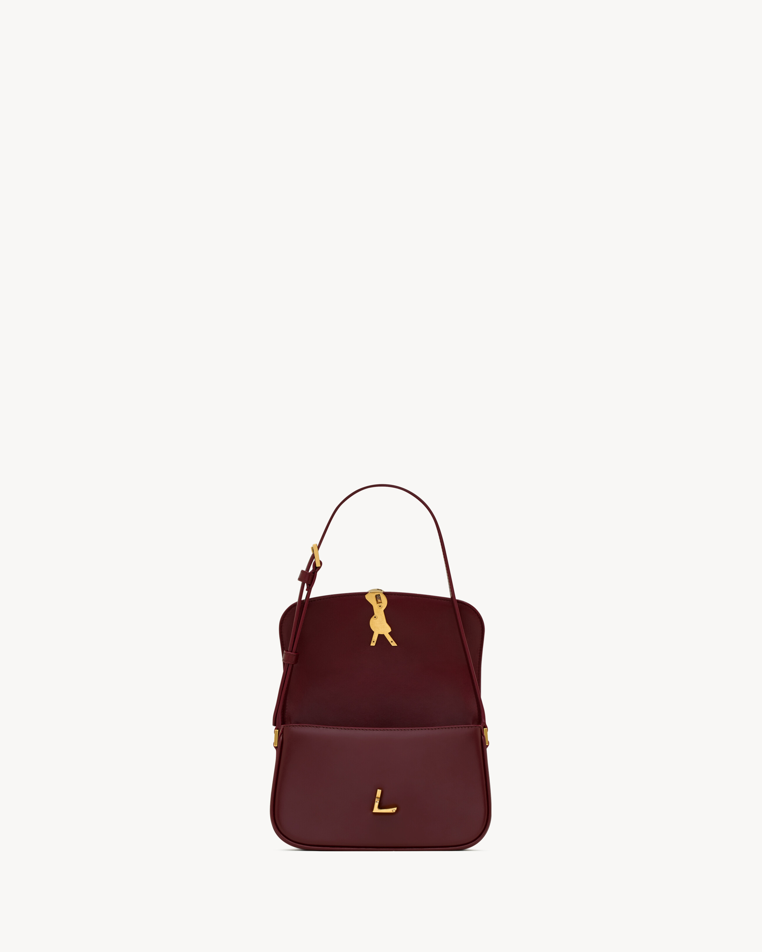 Сумка в коробке из кожи с застежкой CASSANDRE Saint Laurent, красный — фото 4