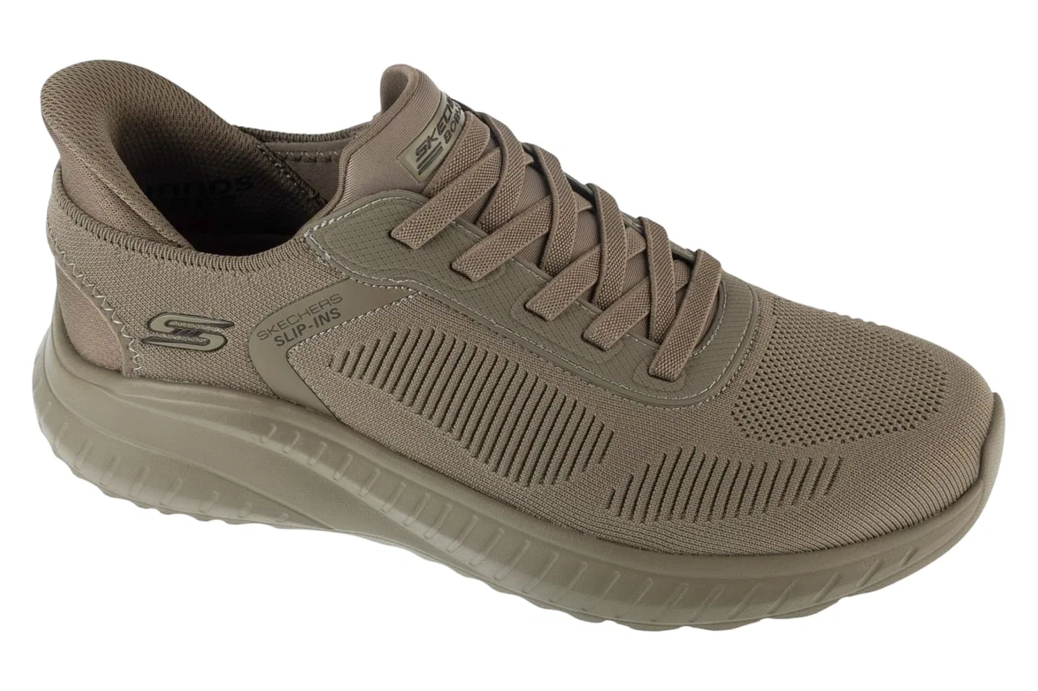 Кроссовки, текстильные, Skechers, зеленый