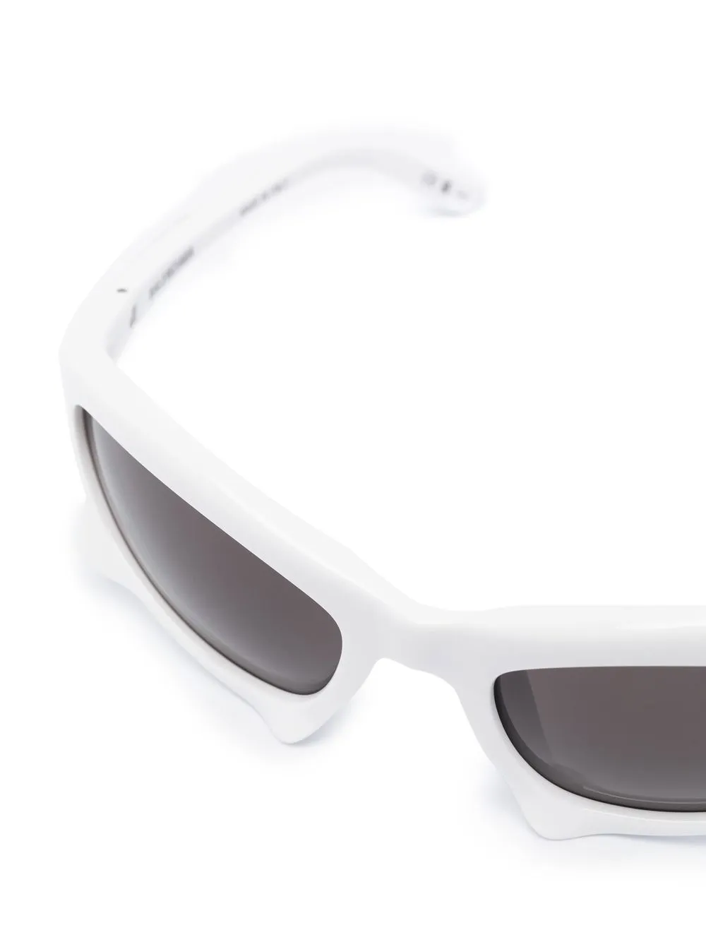 Затемненные солнцезащитные очки в оправе 'кошачий глаз' Balenciaga Eyewear, белый — фото 3