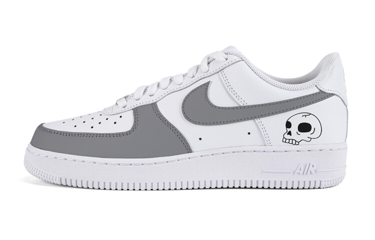 

Кроссовки Nike Air Force 1 Skateboarding Shoes Men Low-top Gray, серый
