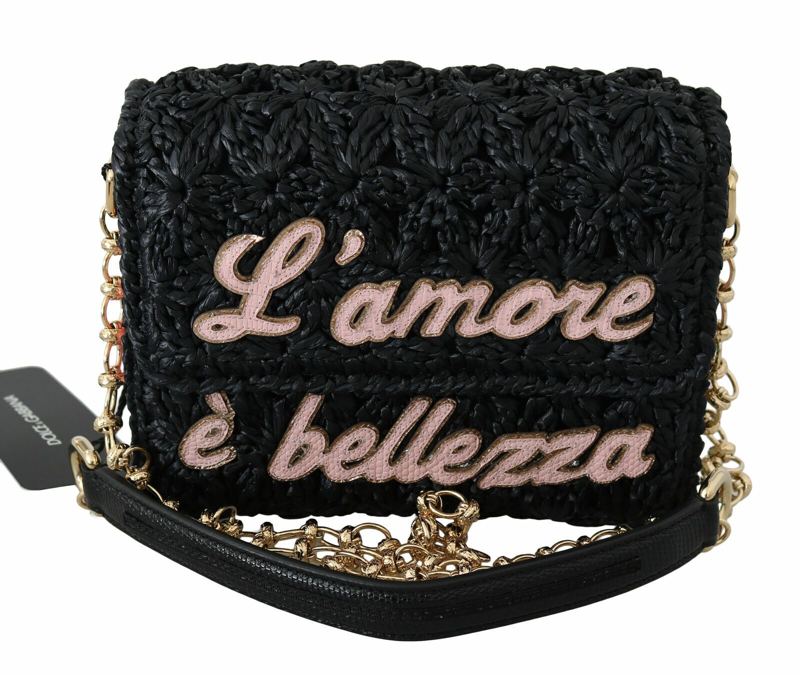 

Шикарный черный кошелек MILLENNIALS с вышивкой Dolce & Gabbana