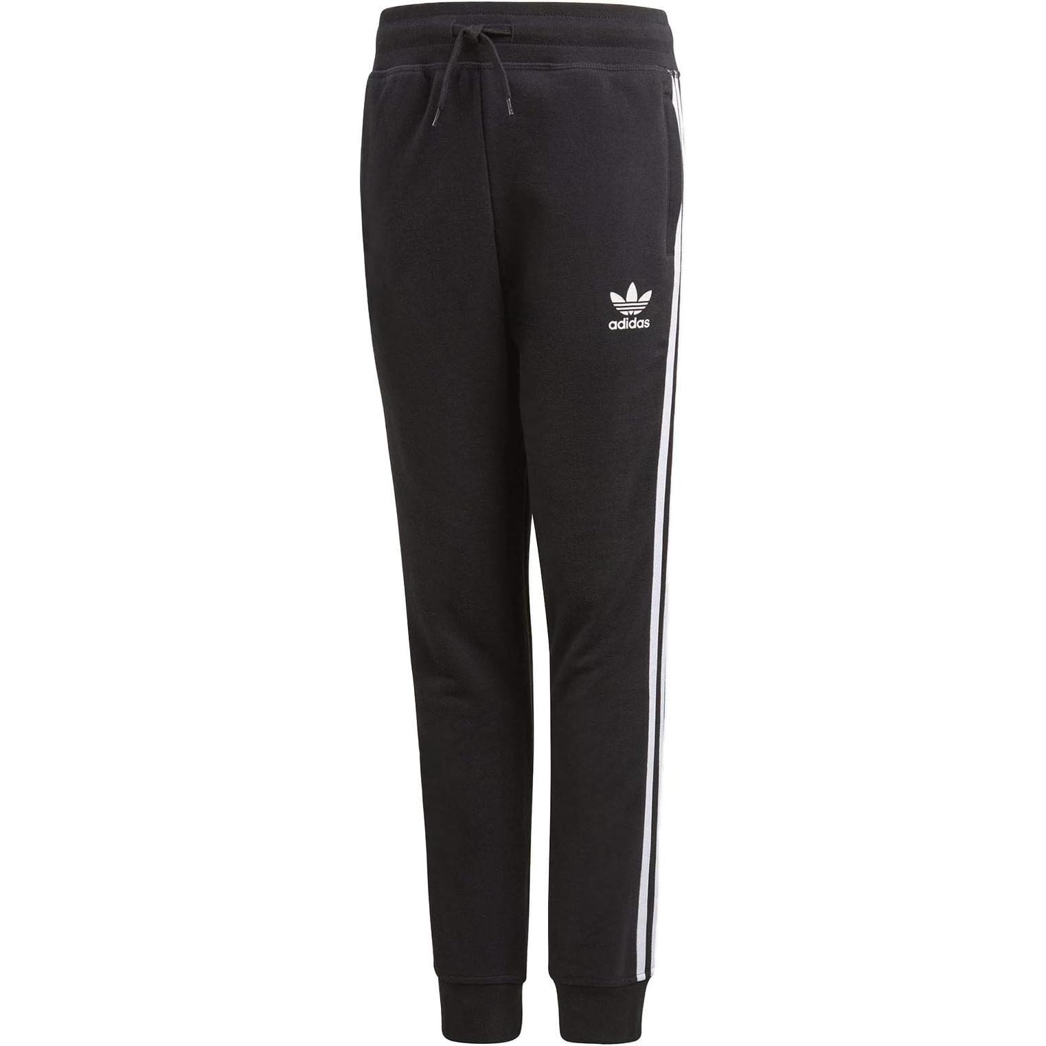 

Вязаные спортивные брюки черно-белые подростковые Adidas Originals