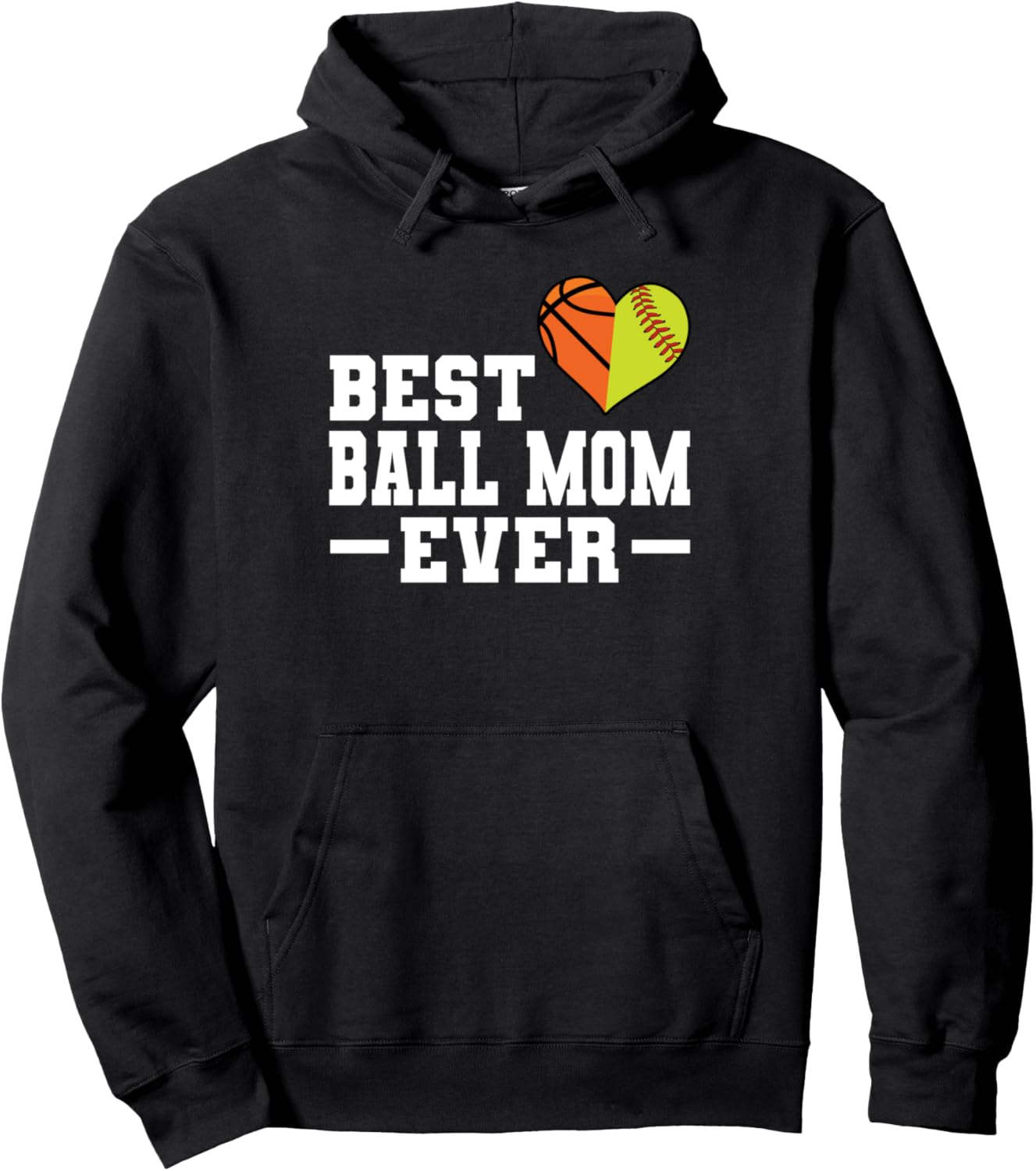 

Худи с надписью «Лучшая мама баскетболиста на свете» Basketball Player & Play Basketball Gift, черный