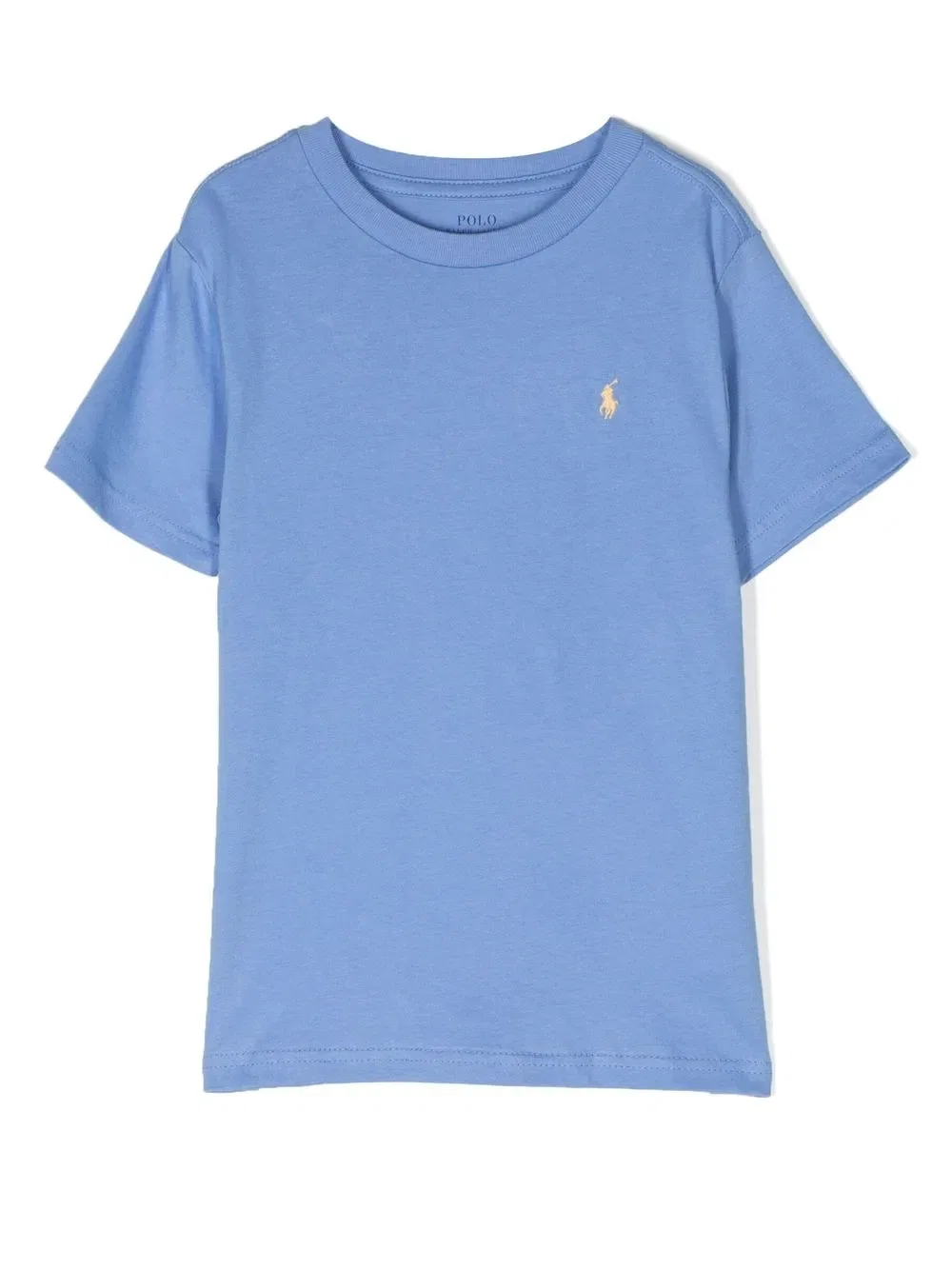 Футболка с круглым вырезом и вышитым логотипом Polo Ralph Lauren Kids, синий