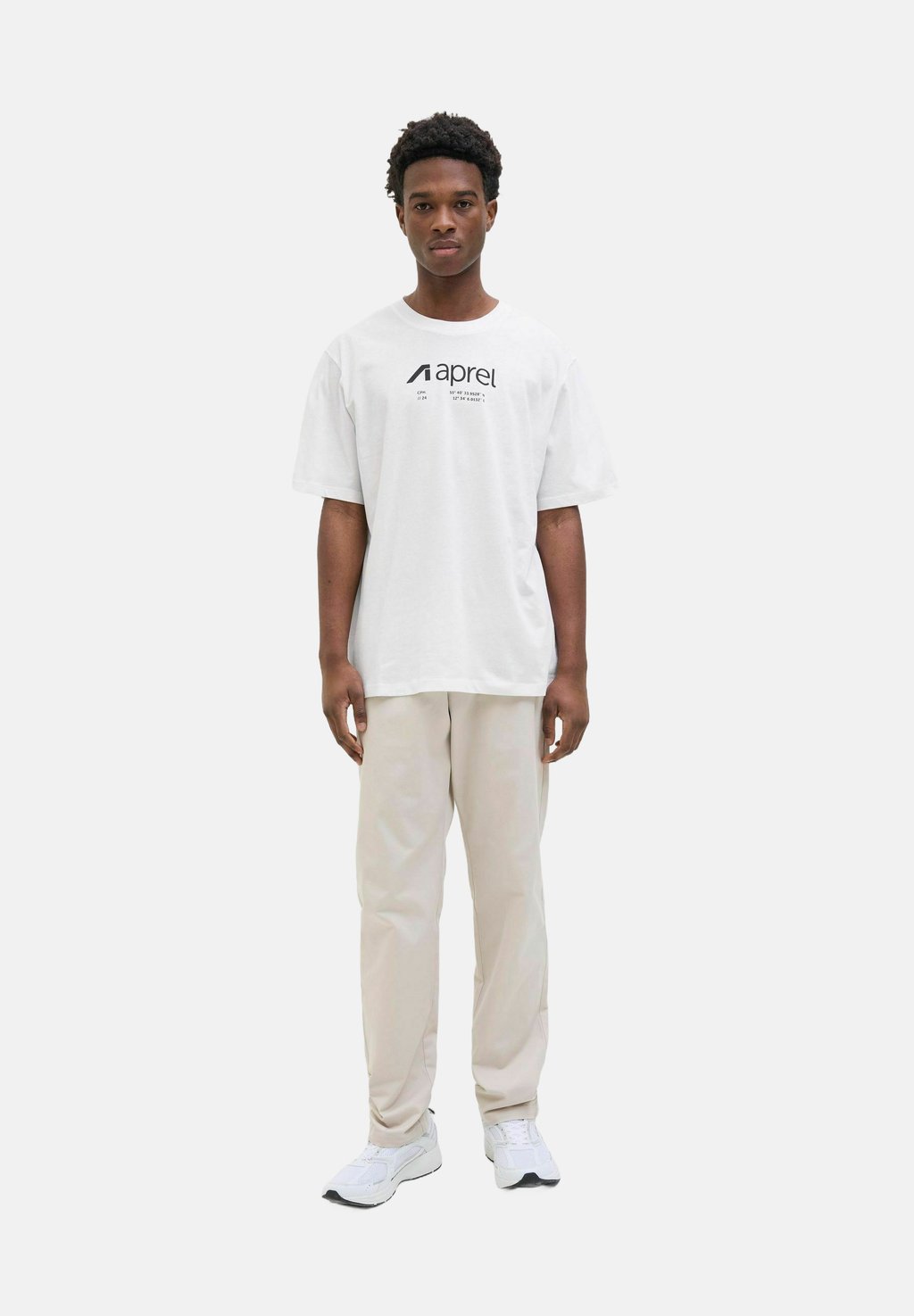 

Футболка с принтом EINFARBIG RUNDHALSAUSSCHNITT 3 PACK aprel, черный