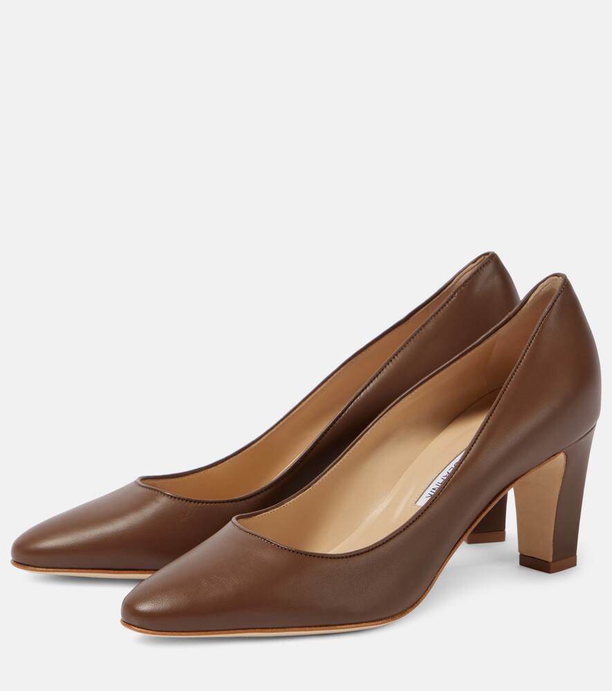 Туфли-лодочки Sikotto 70 из кожи Manolo Blahnik, 2079 Dbrw — фото 4
