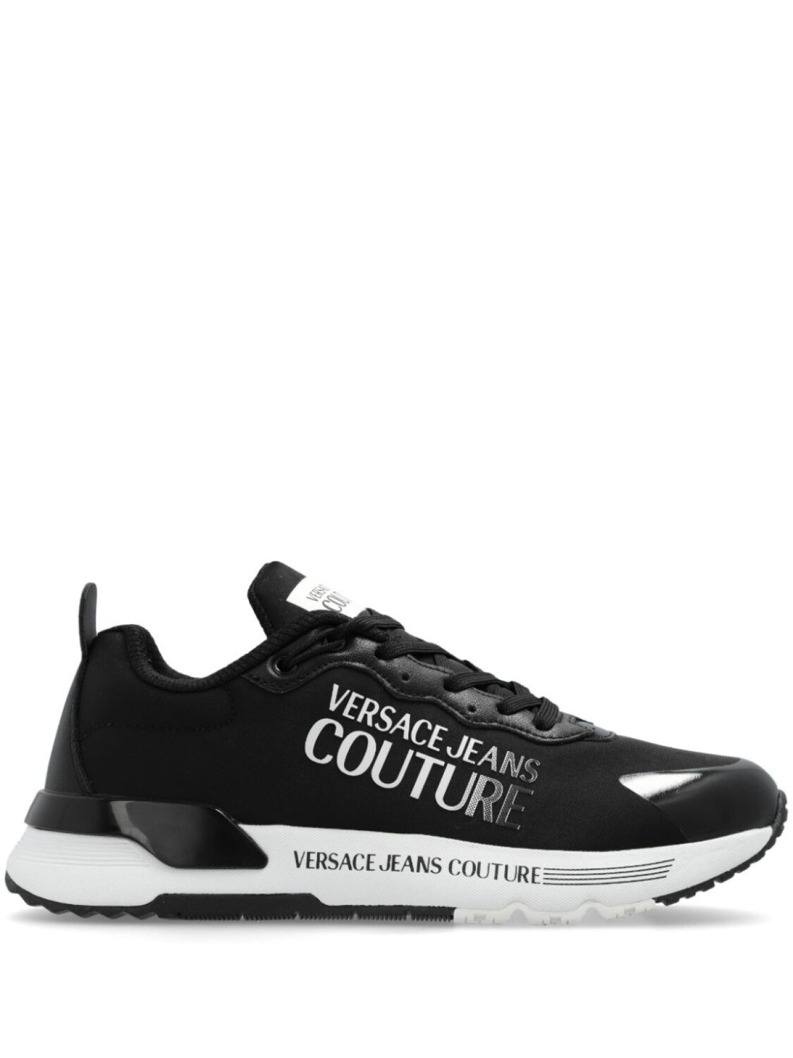

Versace Jeans Couture кроссовки с динамичным логотипом, черный