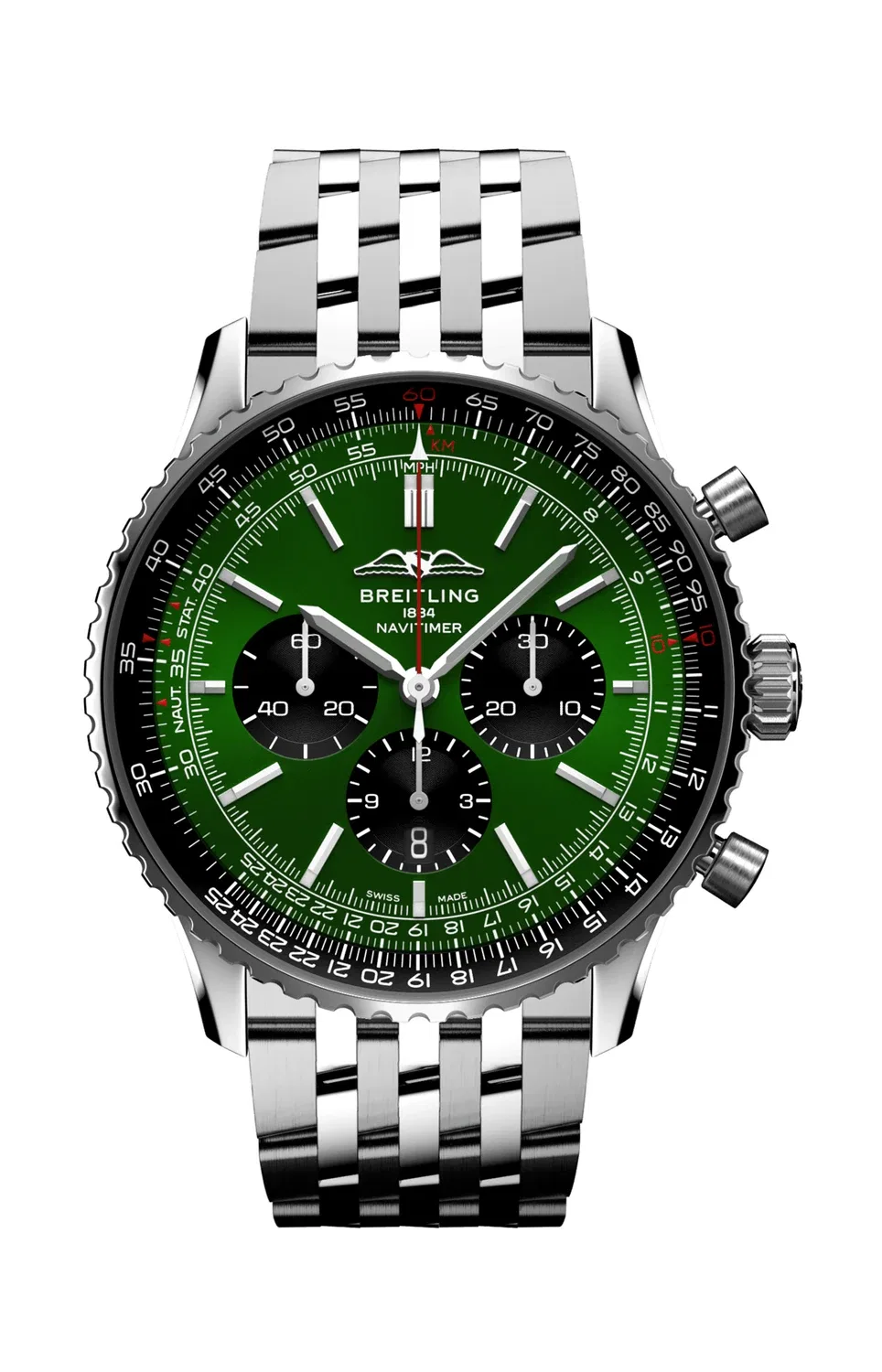 НАВИТАЙМЕР B01 ХРОНОГРАФ 46 - AB0137241L1A1 BREITLING, золотой