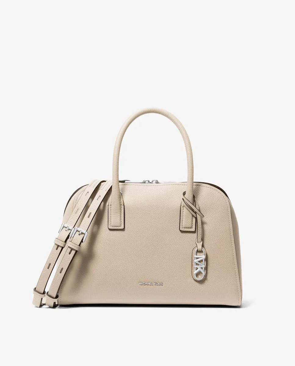 

Кожаная сумочка Ashton Satchel Michael Michael Kors, цвет Crudo