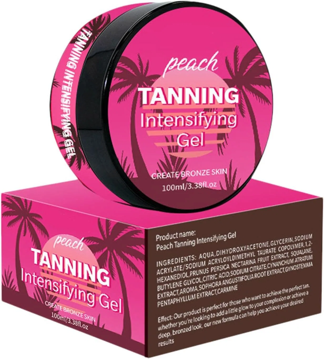 Гель для загара Fruit Tanning Intensive Gel Peach Watermelon 100 мл Generic