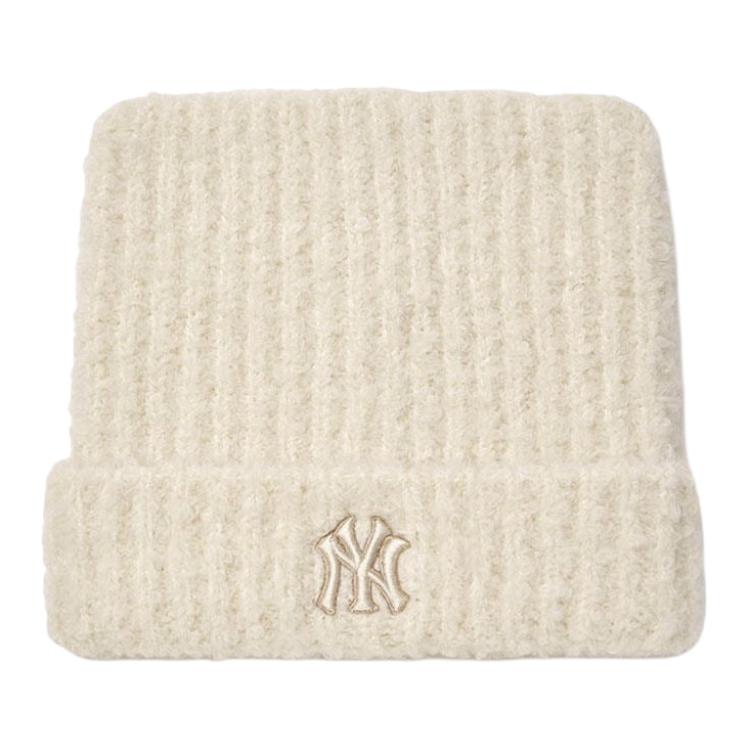 

MLB Кремовая унисекс шапка из полиэстера, Cream