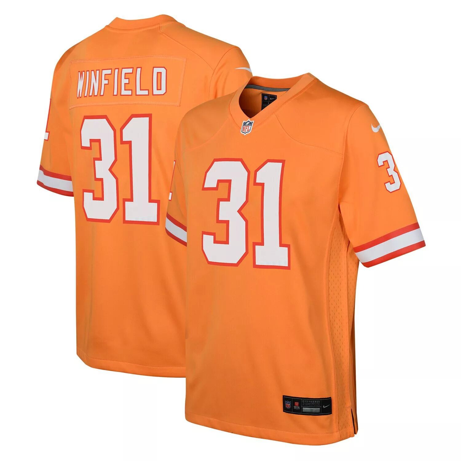 

Молодежная игровая майка Nike Antoine Winfield Jr. Orange Tampa Bay Buccaneers Throwback Game Nike