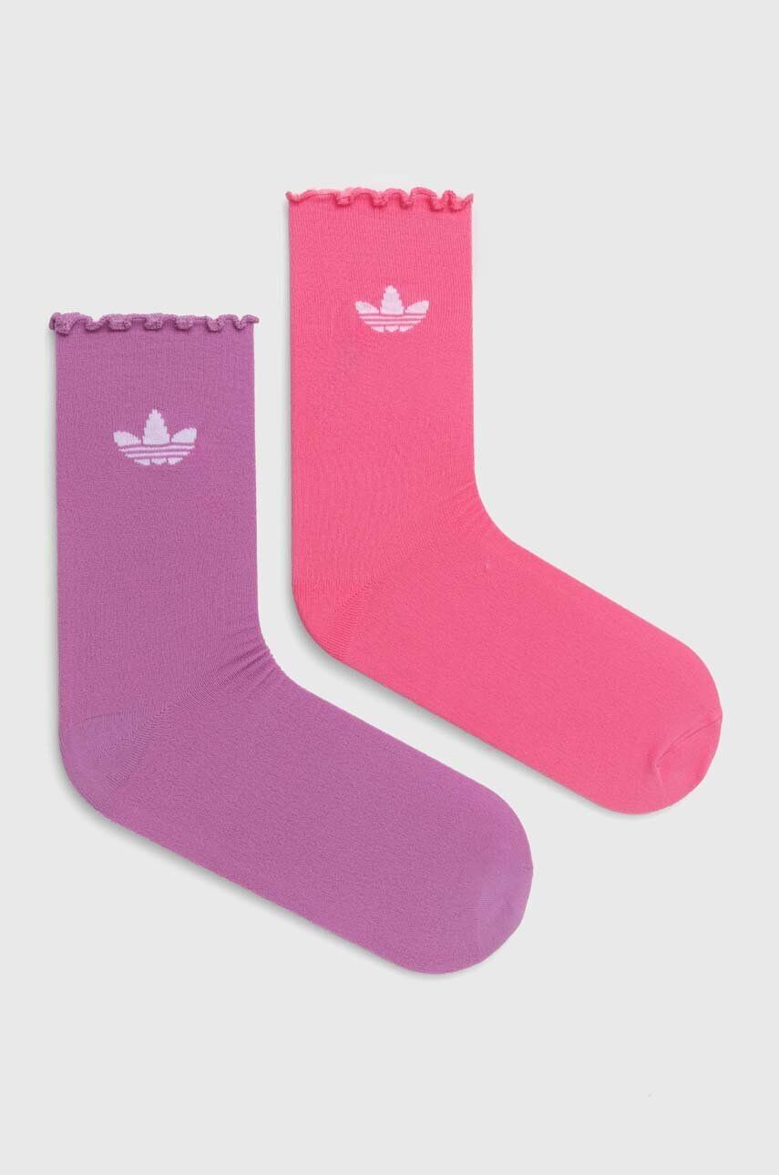 

Детские носки 2 упаковки adidas Originals, розовый