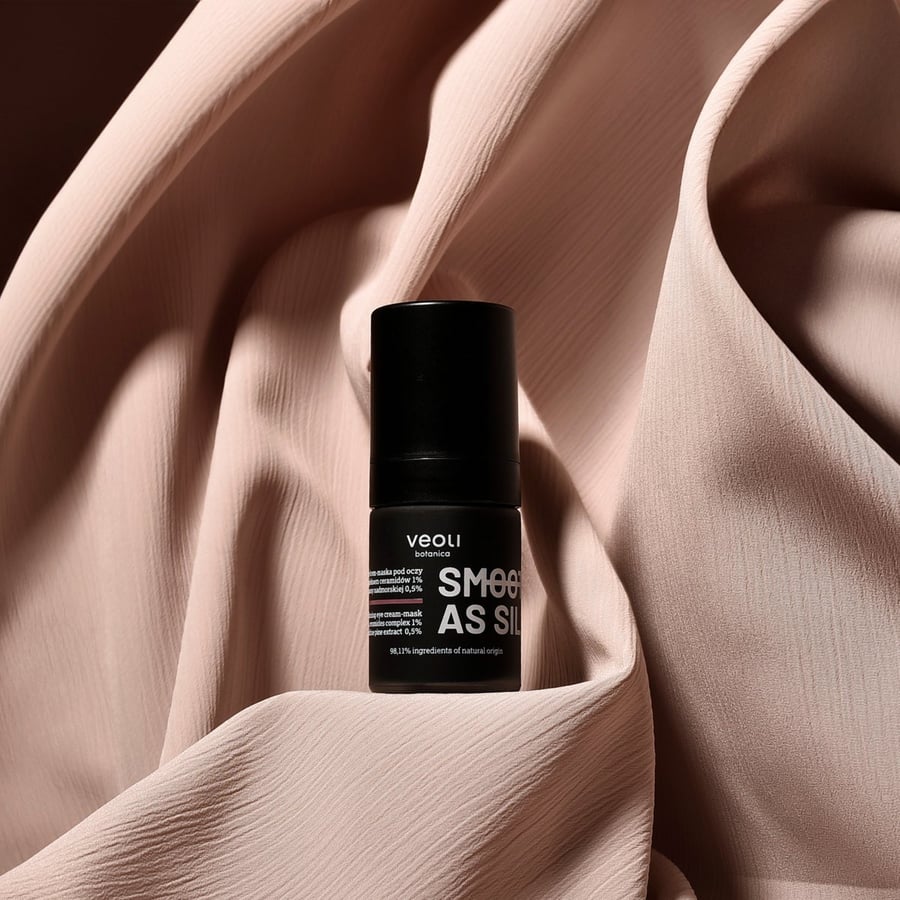 Маска для лица Veoli Botanica — SMOOTH AS SILK, восстанавливающая и укрепляющая - для кожи вокруг глаз с трегалозой %, 15 мл — фото 3