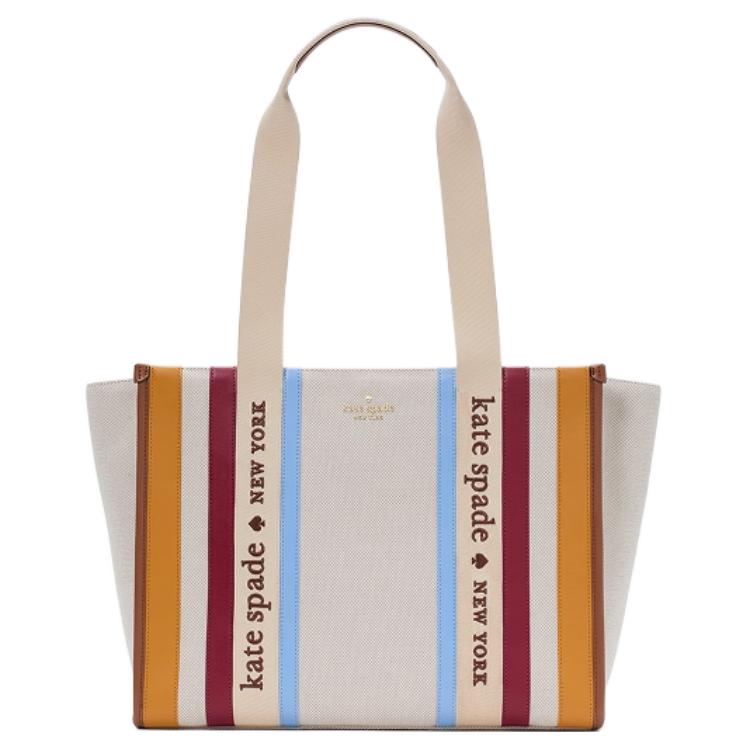 

Kate Spade Тканевая и искусственная кожаная сумка тоут