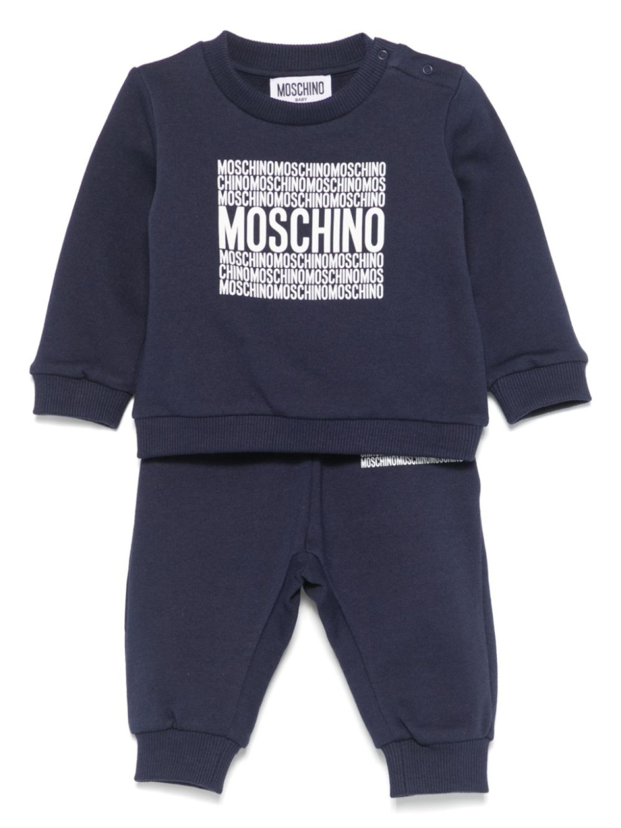 

Moschino Kids спортивный костюм с логотипом, синий