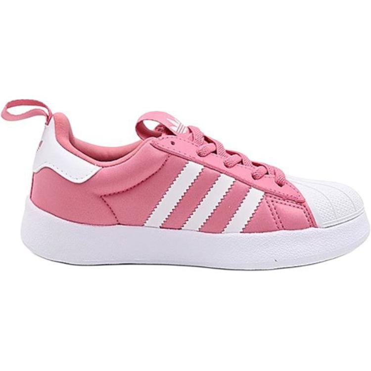 SUPERSTAR 360 Детские скейтбординговые кроссовки Adidas Originals, Розовый Белый — фото 2
