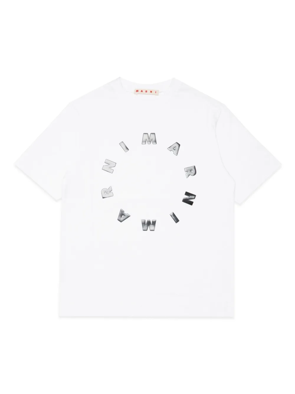 

Футболка с логотипом Marni Kids, белый