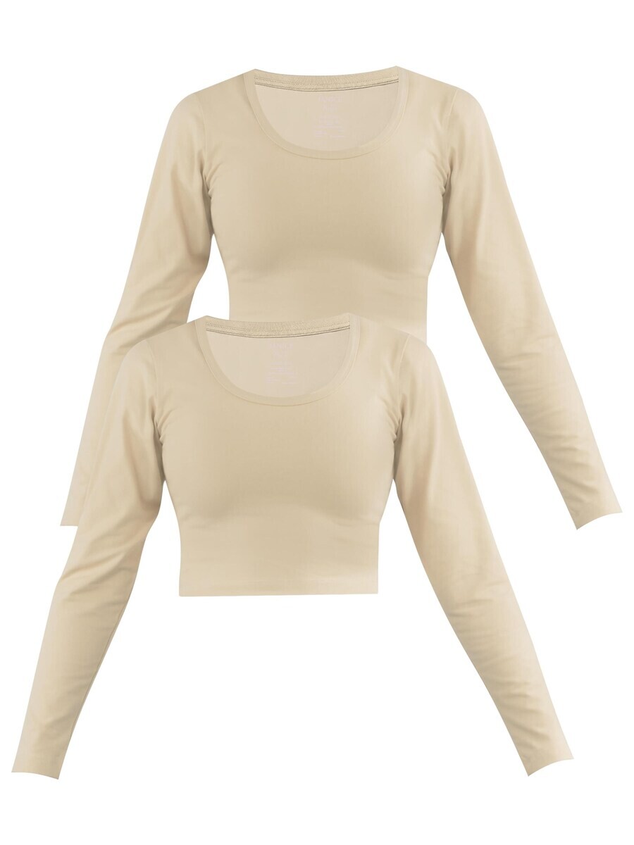 

Лонгслив Janice Shirt Nerja, бежевый