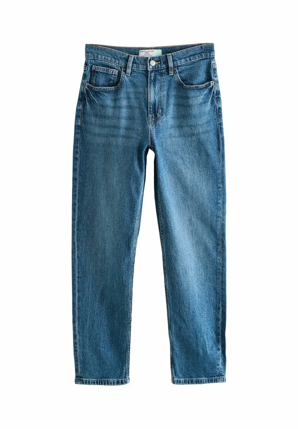 Удобные эластичные джинсы-колонны зауженного кроя Next, Denim Dark Blue