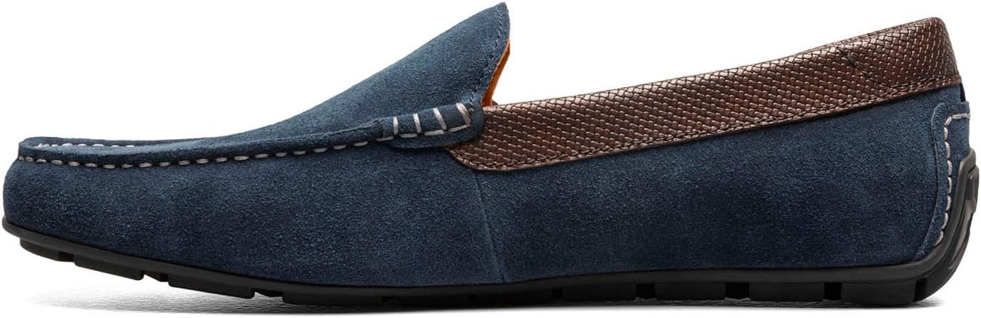 Мужские слипоны Florsheim Motor Moc Toe Venetian Driver, темно-синий — фото 4