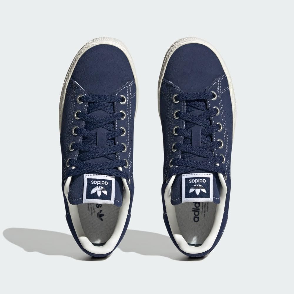 Детские кроссовки adidas boys Classic, белый/синий/темно-синий — фото 3