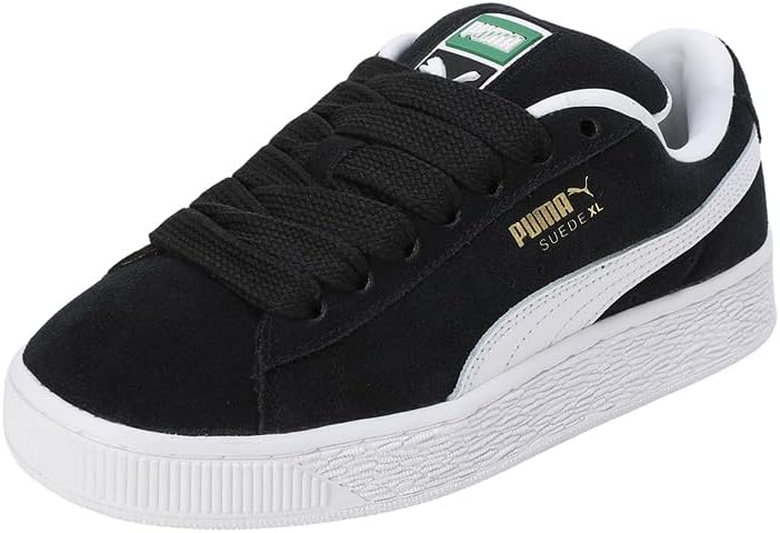 

Детские кроссовки Puma Unisex-Child Suede XL (для детей постарше), белый/черный