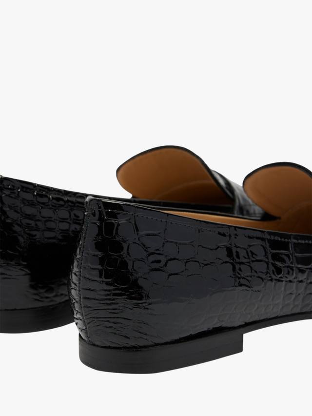 Totter кожаные лоферы с острым носком Russell & Bromley, Black — фото 4