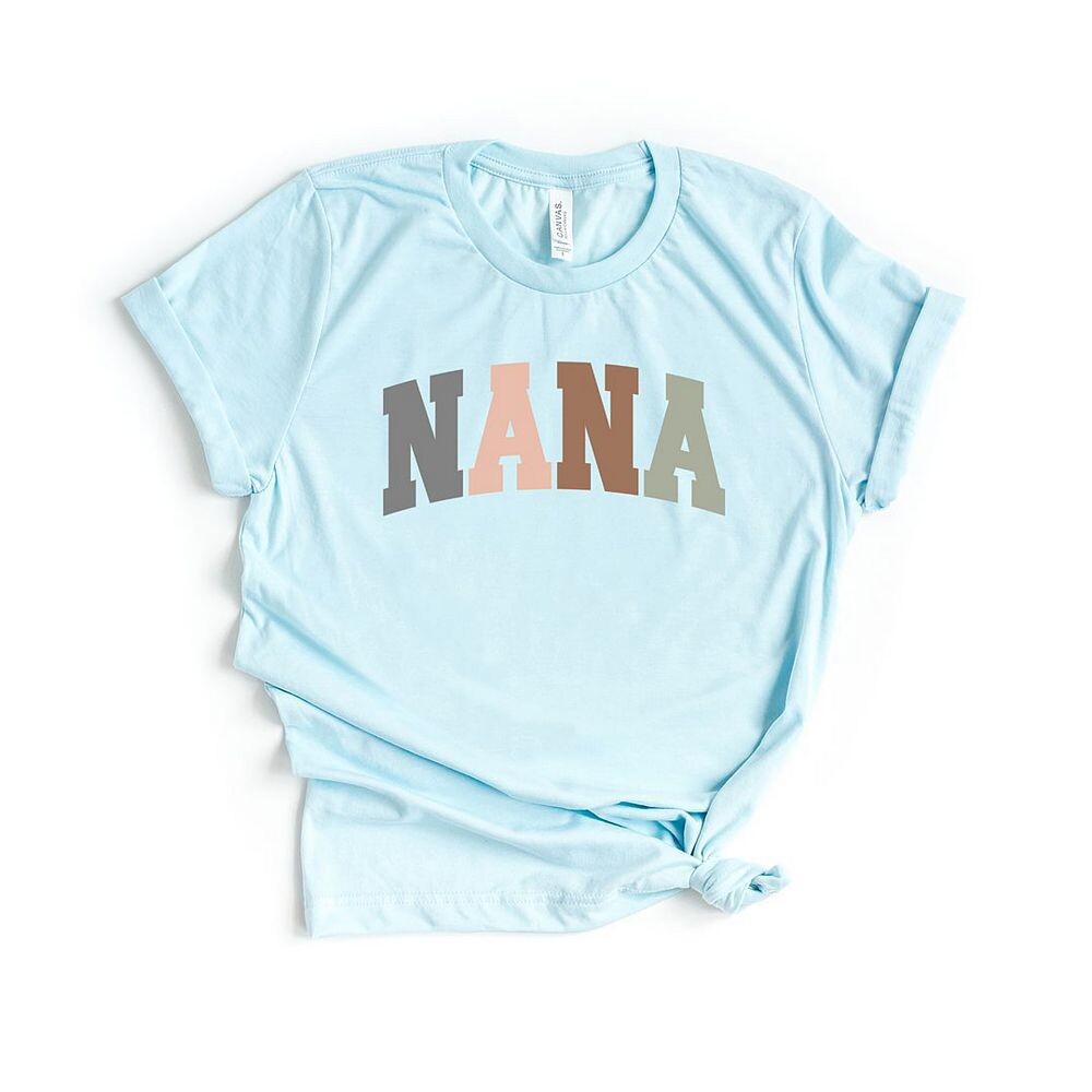 

Красочная футболка с короткими рукавами и рисунком Nana Simply Sage Market, цвет Iceblue