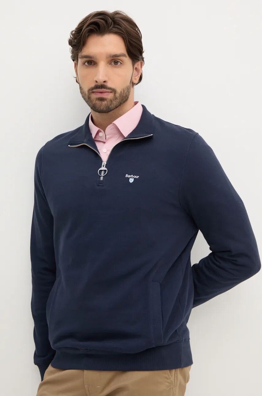 

Толстовка Barbour из хлопка, темно-синий