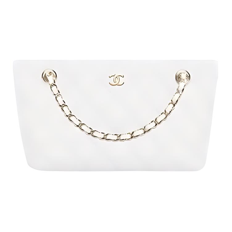 

Chanel Женская сумка из телячьей кожи, белая