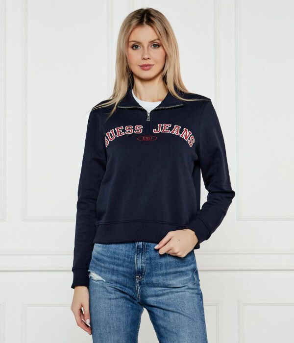 

Толстовка Guess Jeans Regular Fit с молнией, синий