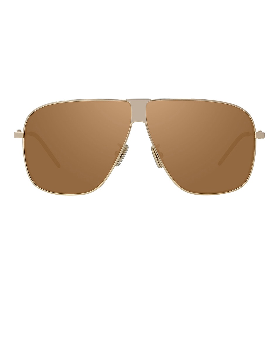 

GV Speed Авиаторские солнцезащитные очки Givenchy, Shiny Endura Gold & Brown Mirror